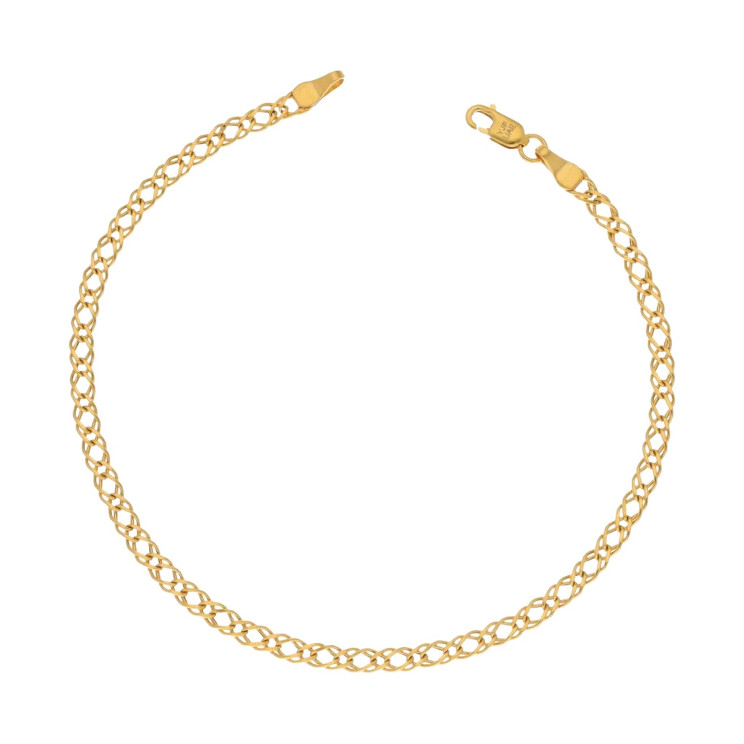 Pulseira Groumet em Ouro Amarelo 18K