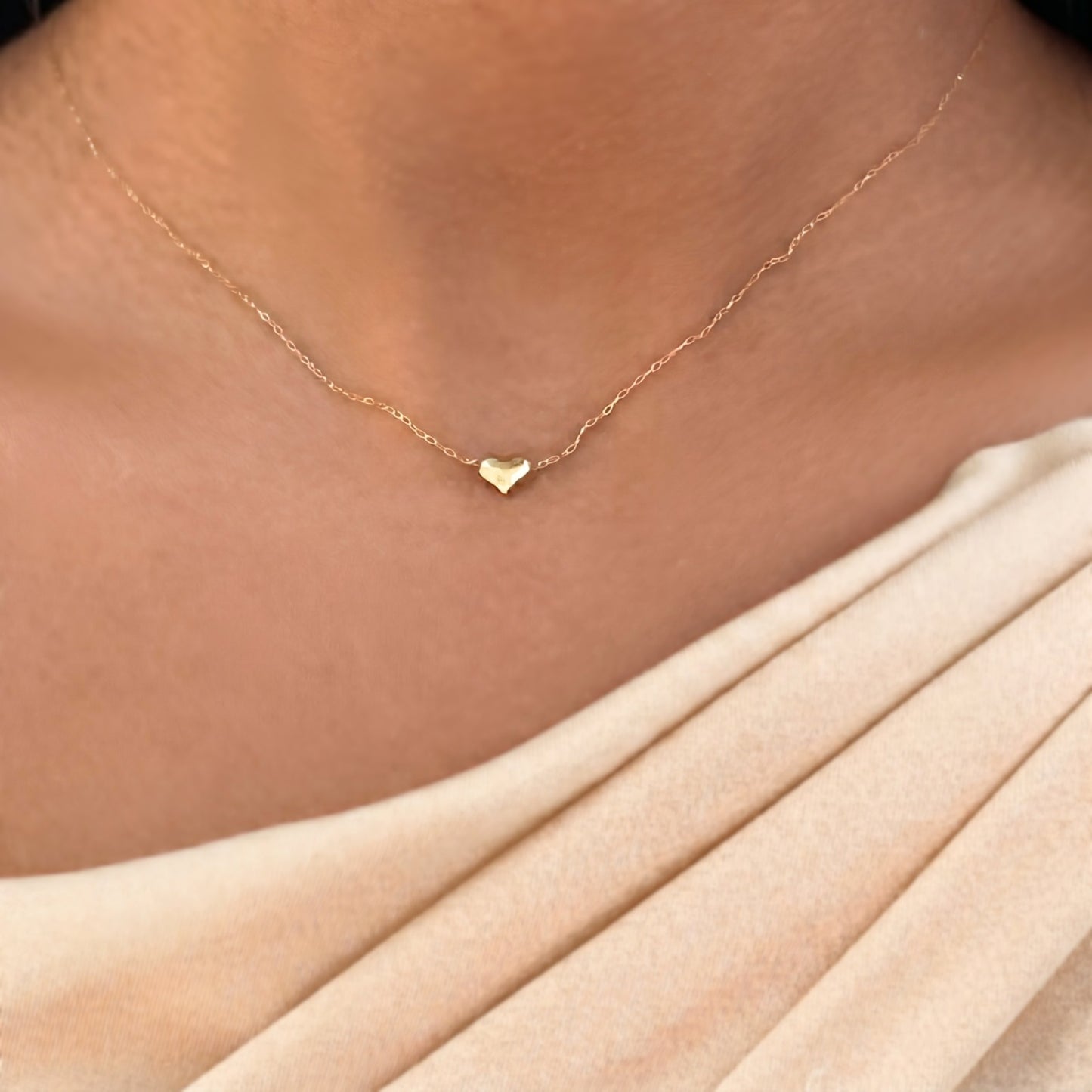 Gargantilha Little Heart em Ouro Amarelo 18k