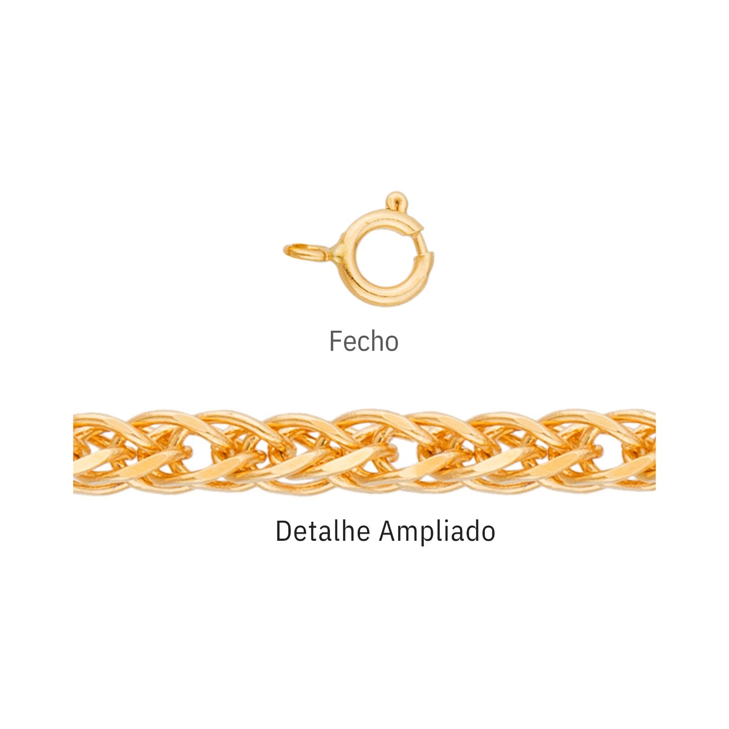 Corrente em ouro amarelo 18K-750