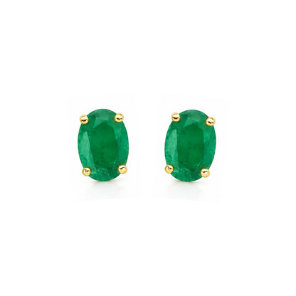 Brinco Oliva em Ouro Amarelo 18K, com crisopázio