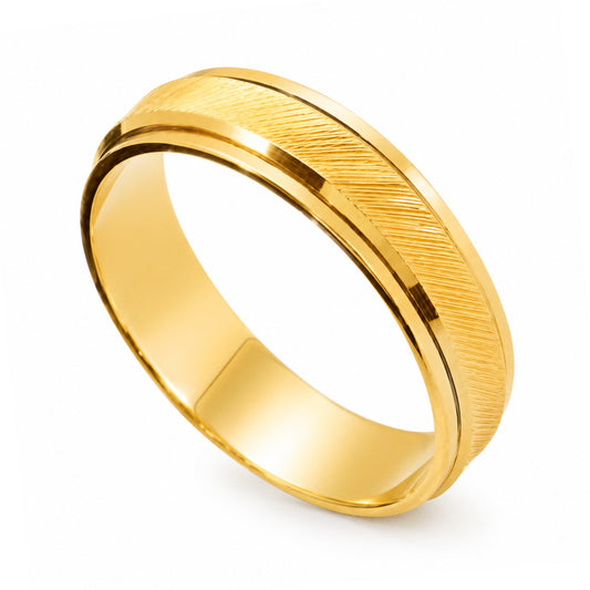 Aliança Douré em Ouro Amarelo 18K