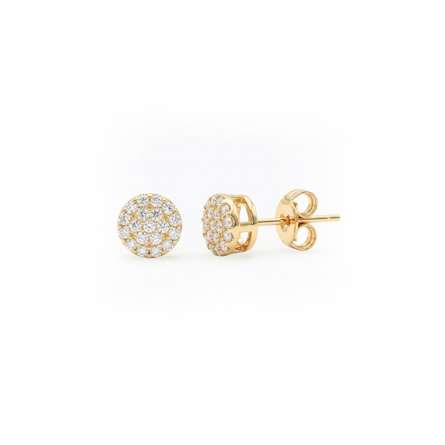 Brinco Esplendor em Ouro Amarelo 18K-750, com zircônias