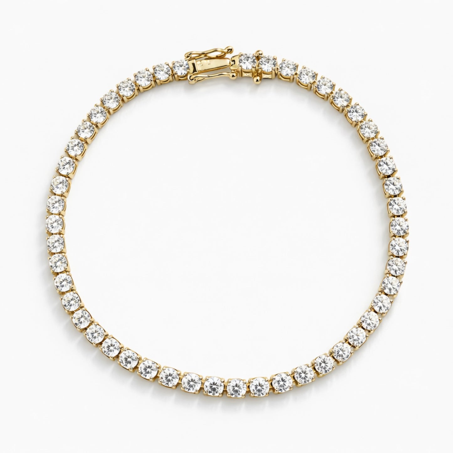 Pulseira Riviera em Ouro Amarelo 18K-750