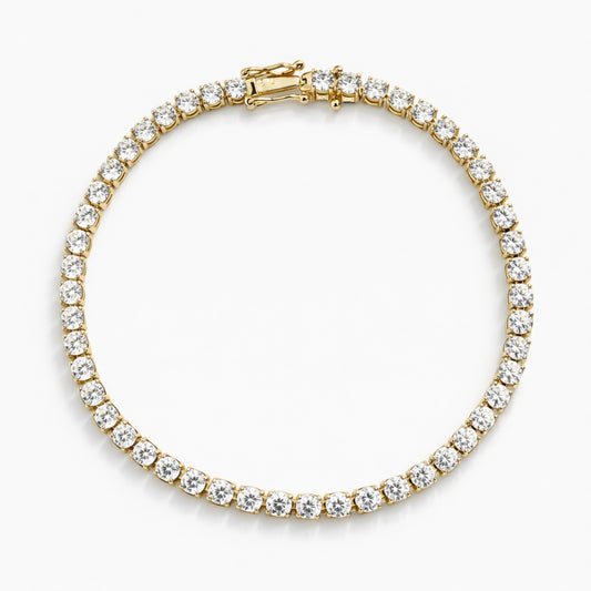 Pulseira Riviera em Ouro Amarelo 18K-750