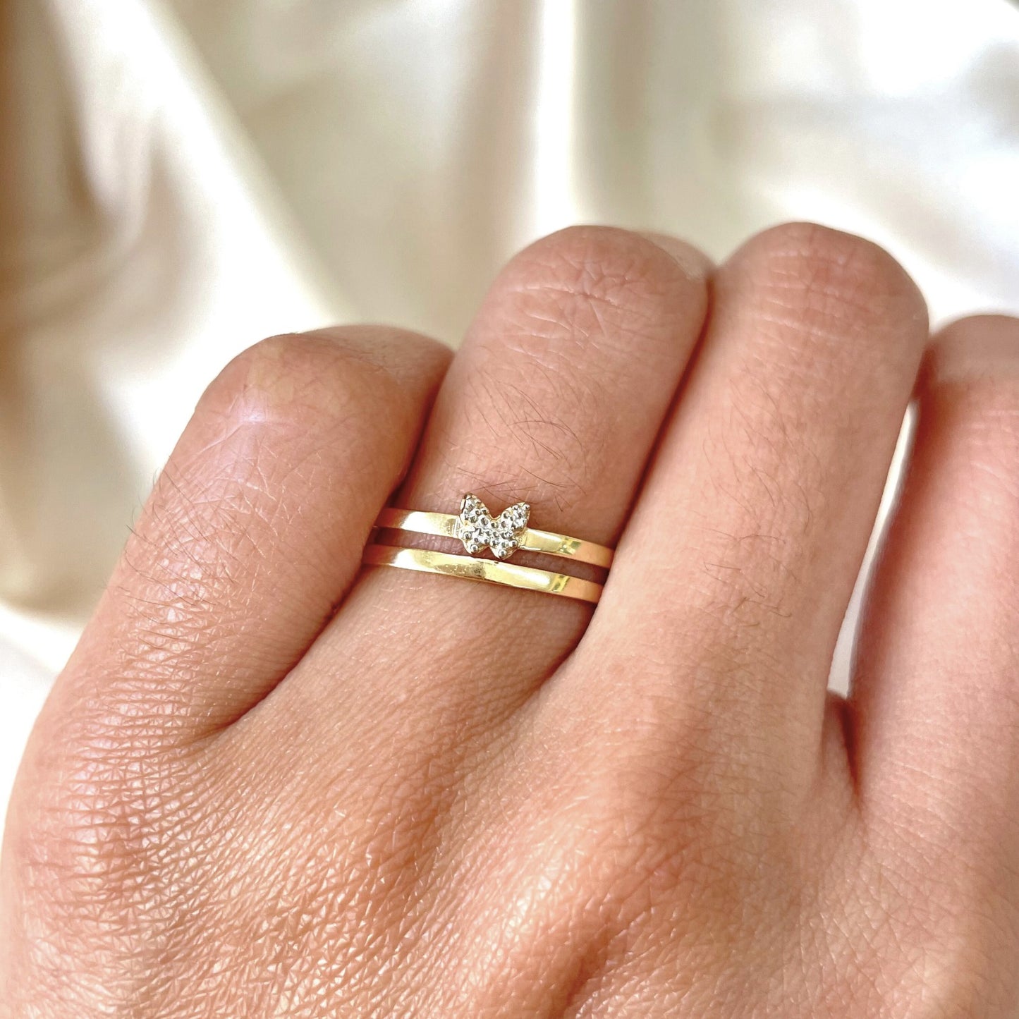 Anel Papillon D'or em Ouro 18K-750