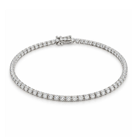 Pulseira Riviera em Ouro Branco 18K-750
