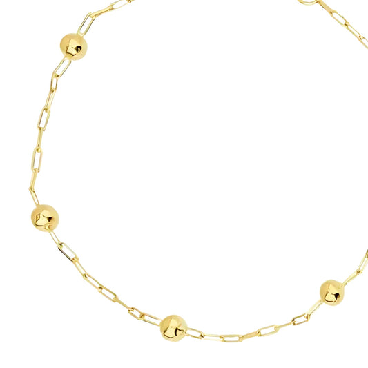 Pulseira Infantil Bublee em Ouro Amarelo 18K-750