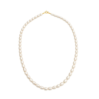 Gargantilha de Pérolas Barrocas em Ouro Amarelo 18k