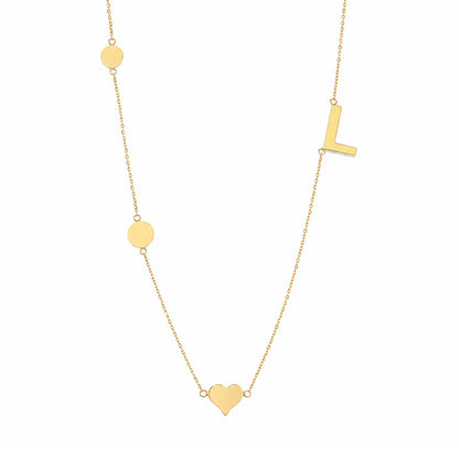 Gargantilha Signature Heart em Ouro Amarelo 18K-750