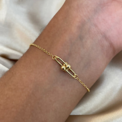 Pulseira Aurum Dot em Ouro Amarelo 18k-750