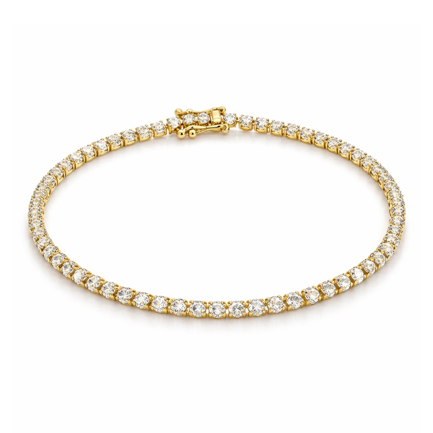 Pulseira Riviera em Ouro Amarelo 18K-750