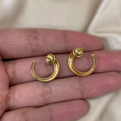 Brinco Luar Coleção Zéfiro em Ouro Amarelo 18k-750