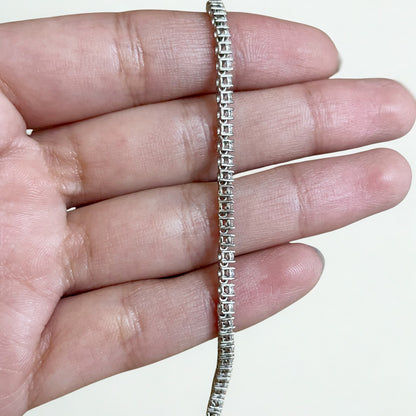 Pulseira Riviera em Ouro Branco 18K-750