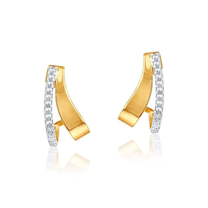 Brinco Breese Coleção FIT em Ouro Amarelo e Branco 18k-750 Coleção FIT