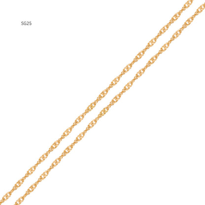 Corrente em ouro amarelo 18K-750