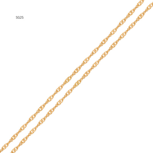 Corrente em ouro amarelo 18K-750