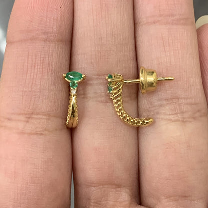 Brinco em Ouro Amarelo 18K - Coleção Desabrochar