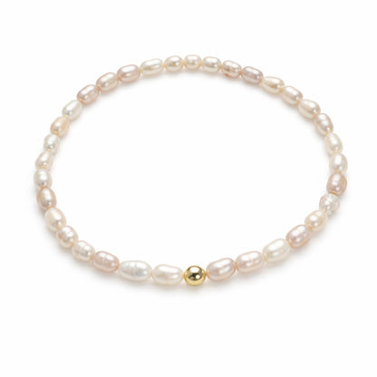 Pulseira com Pérolas Barrocas em Ouro 18K-750