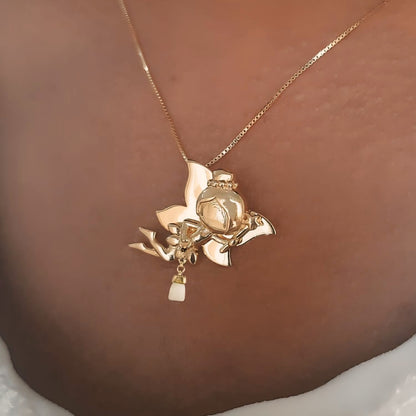 Pingente Fada do Dente em Ouro Amarelo 18k