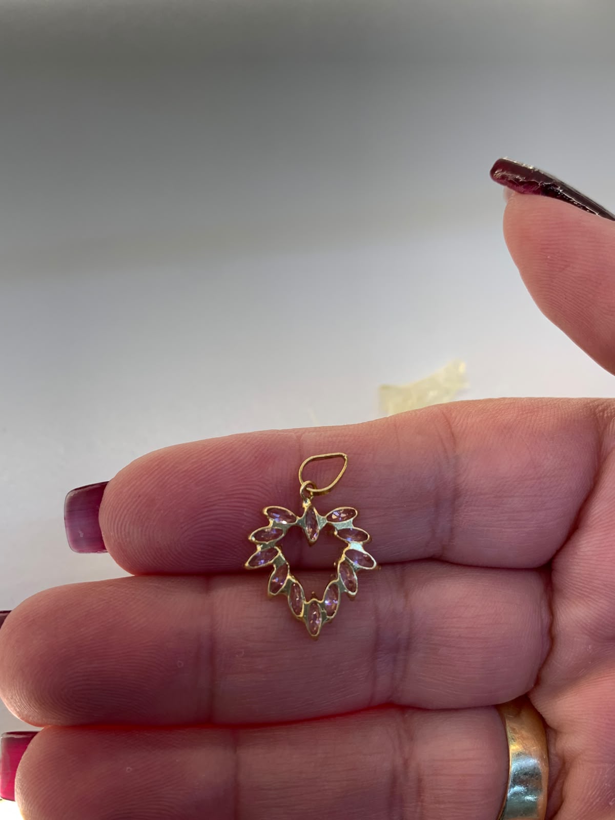 Pingente Coração em Ouro amarelo 18K