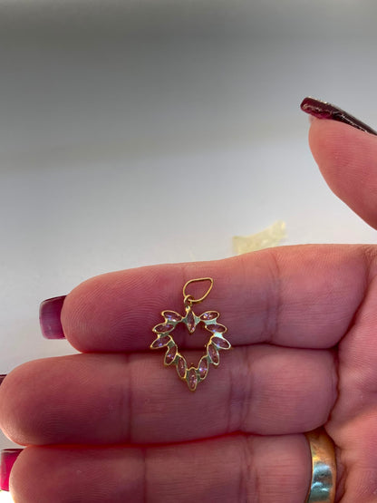 Pingente Coração em Ouro amarelo 18K