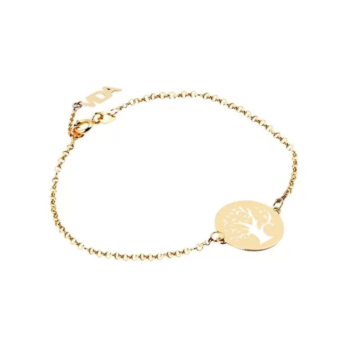 Pulseira Árvore da Vida em ouro amarelo 18k-750